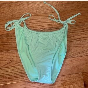 Gorgeous sparkly sea foam green Target White Fable Bikini Bottom. ☀️🌴👙